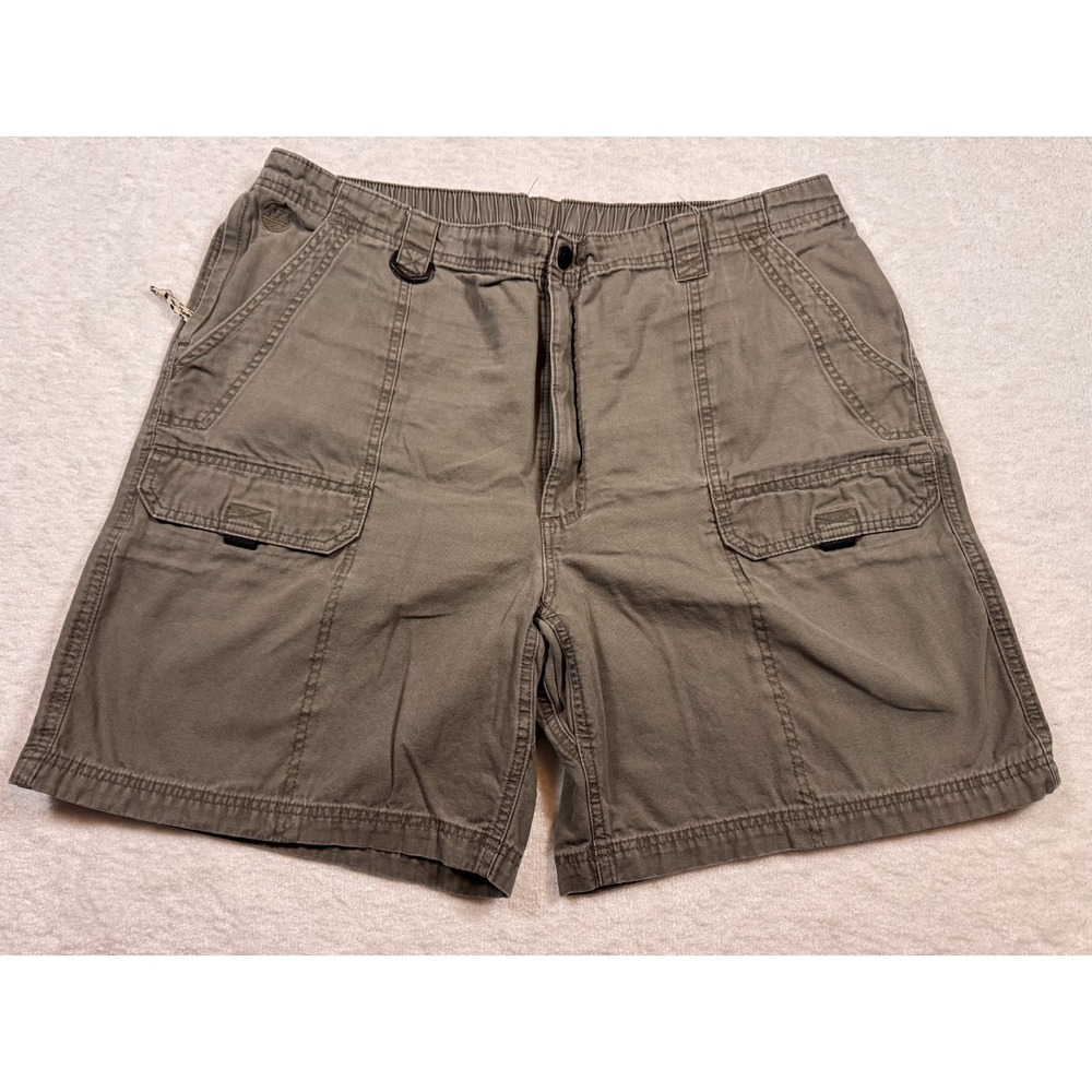 Lee Men's Relaxed‎ Fit Cargo Shorts Khaki Utility Pockets Size 42